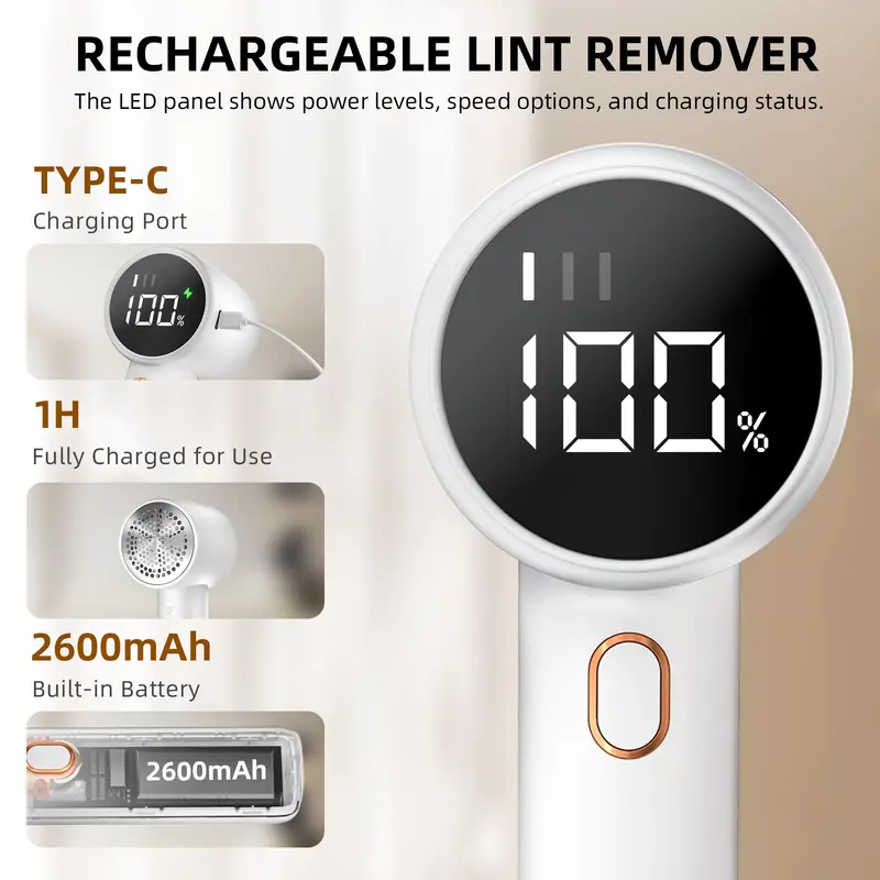 🔥Electric Lint Remover Rechargeable, Safety Protection Device, Electric Lint Remover Rechargeable-Remifa®