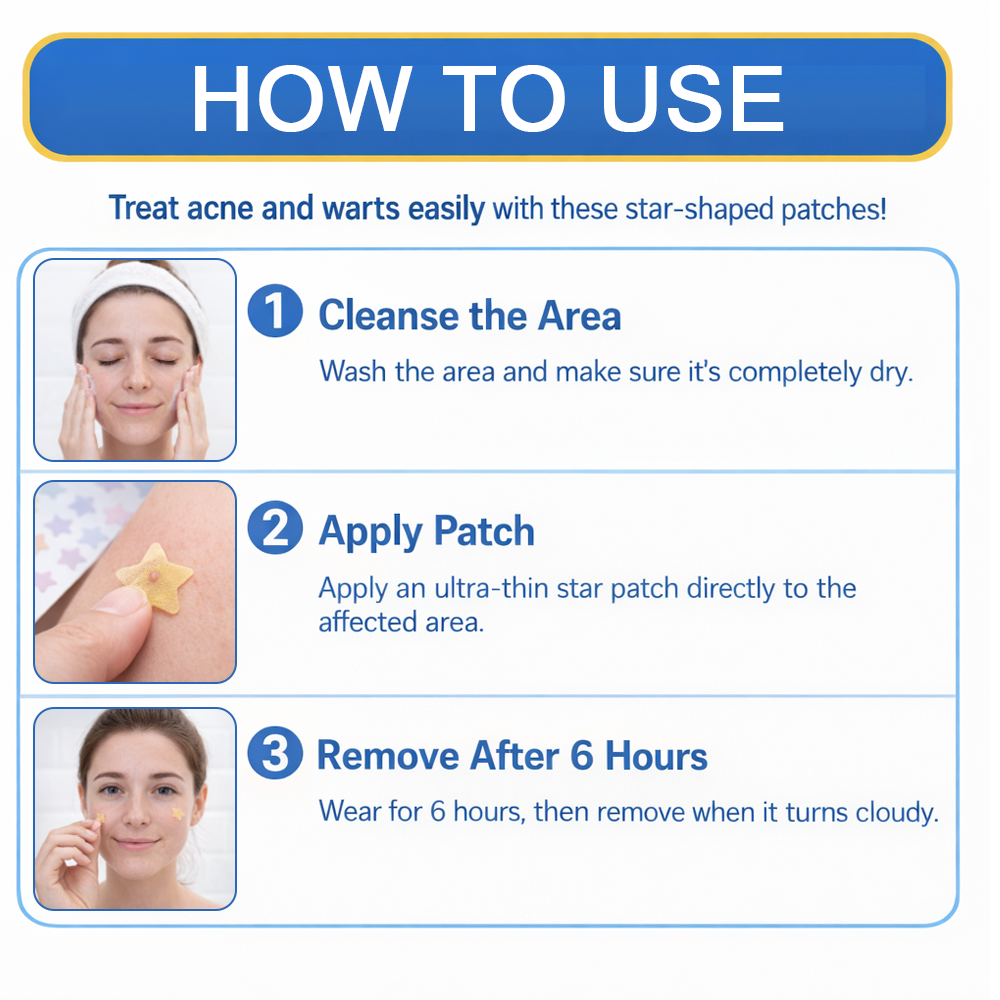 ✔ Celsiora® 2-in-1 Microneedle & Hydrocolloid Star Patch | Acne, Raised Moles, Flat Warts & Skin Tags Remover | 6 Colors Pimple Patch for Face & Neck | Invisible Star Zit Stickers | 240 Count
