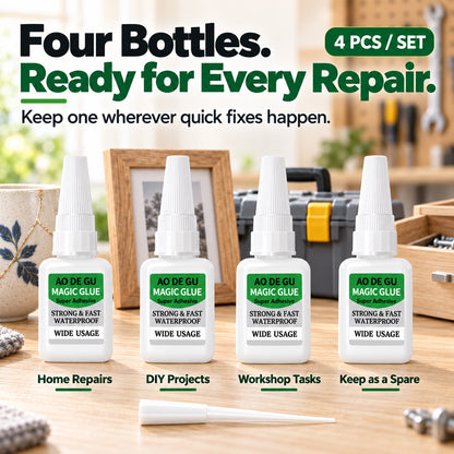 Fast-Setting Super Glue, Ideal for Projects and Repairs