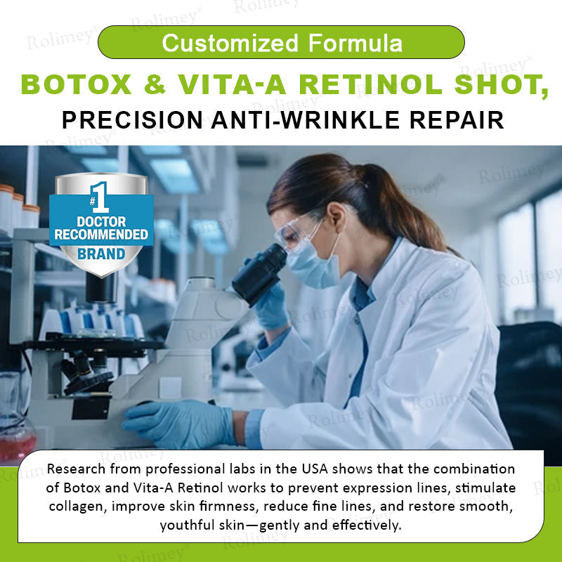 👏🌿Proudly Made in the UK💫Rolimey® Botox & Vita-A Retinol Shot Wrinkle-Lift Tightening cream - Last Day Promotion 70% OFF⏰⏰