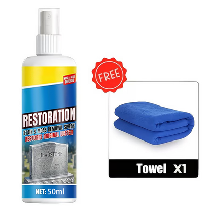 60% off⏰BUY 2 GET 1 FREE!🎁Headstone Cleaning & Restoration Spray – Remove Stains Instantly