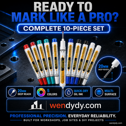 ⏳🔥LIMITED-TIME 50% OFF! ⏰Precision Tip Quick-Dry Oil-Based Marker Pen