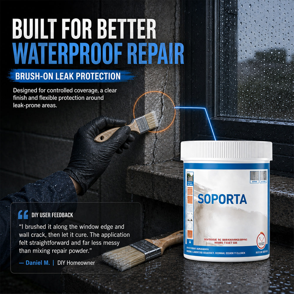 💧50% OFF | Clear Multi‑Surface Waterproof Repair Sealant – Invisible Leak‑Sealing Coating, Brush‑On For Roofs, Tiles & Outdoor Walls!