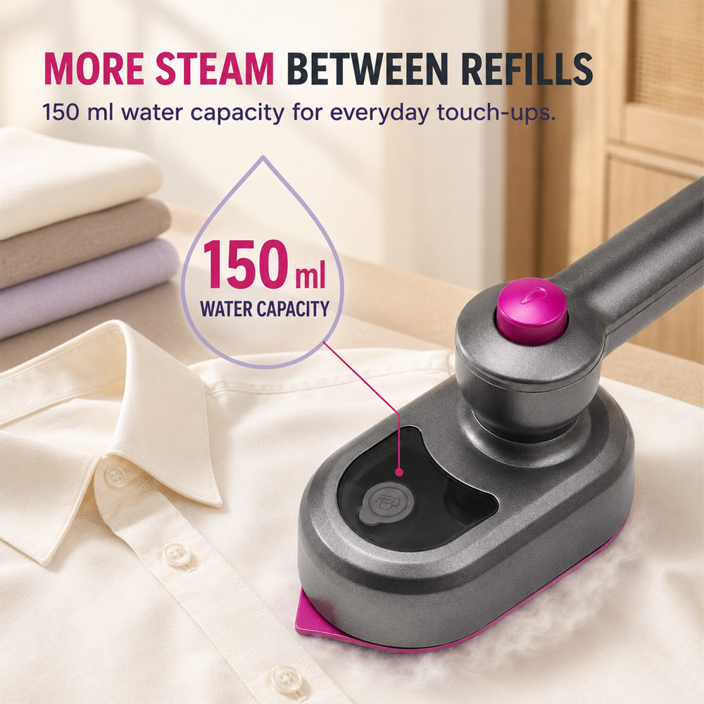 💨💞2026 HOT SALE 50% OFF! 🧺Garment Steamer for Clothes Portable Travel Clothing Steamer Iron