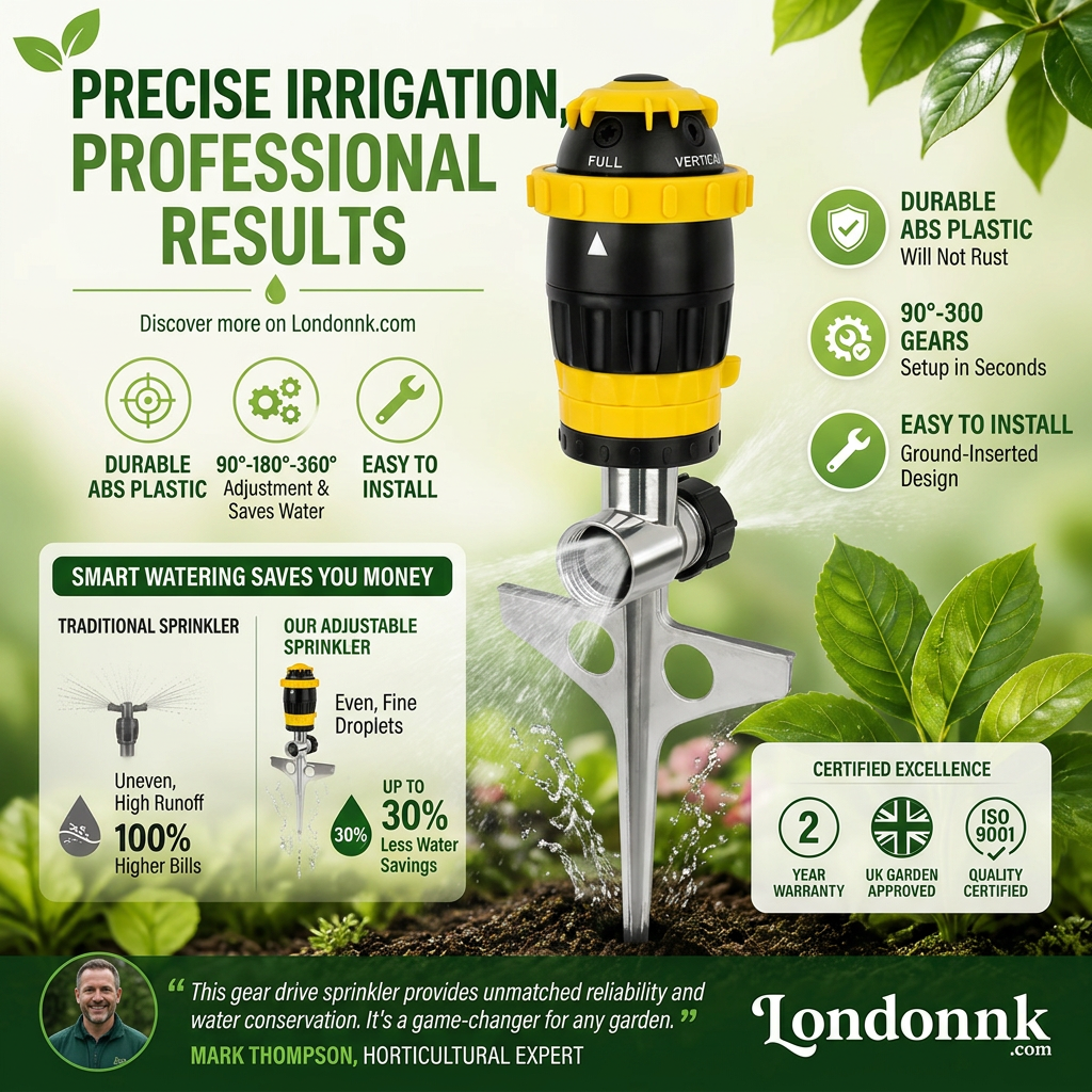 🏡BUY 1 GET 1 FREE✨360° Rotation Auto Irrigation System Garden Lawn Sprinkler Patio