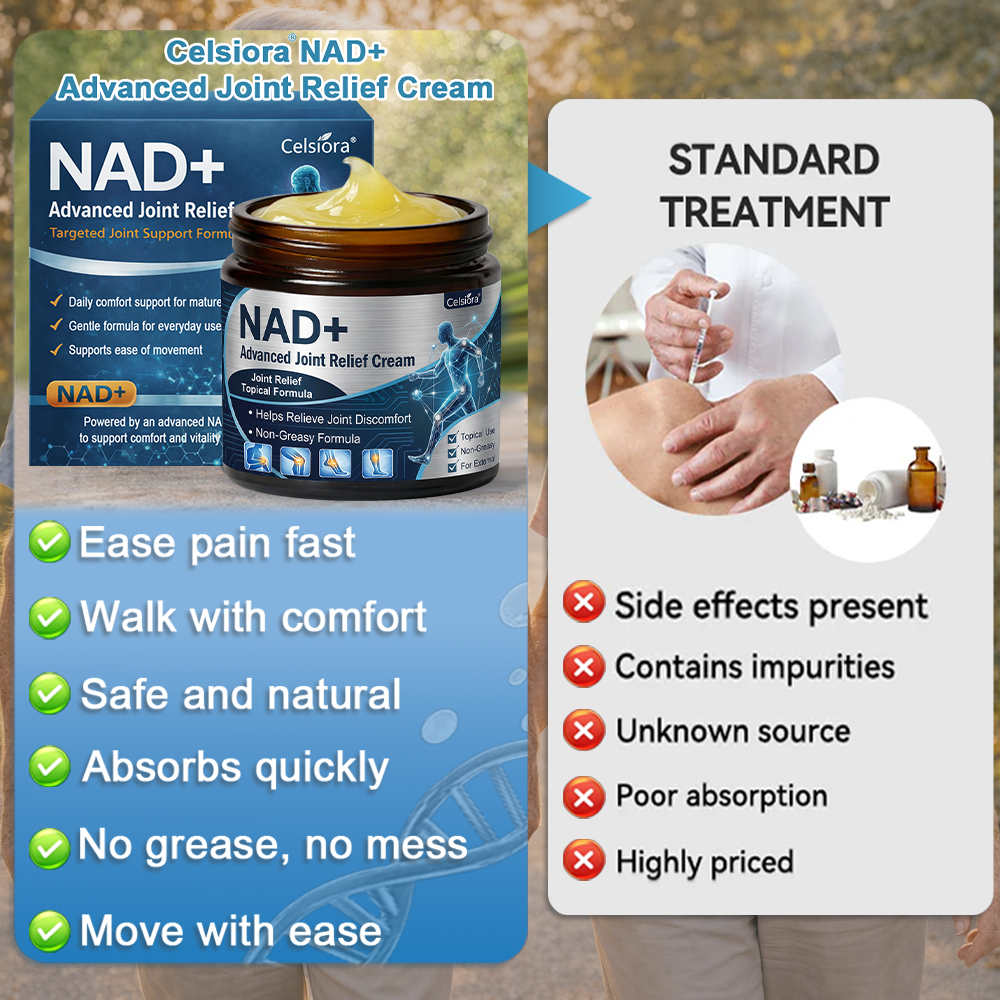 ✨Orthopedic Surgeon Endorsed | Anti-Aging Cellular Repair: Celsiora® NAD Advanced Joint Relief Cream (Treatment for Osteoarthritis, Rheumatoid Arthritis,Sports Injuries,  Compressed Nerves, and Chronic Muscle Strain)