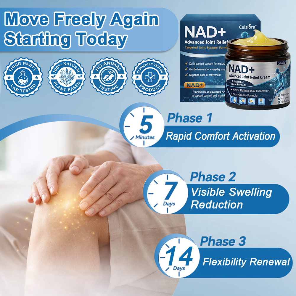 ✨Orthopedic Surgeon Endorsed | Anti-Aging Cellular Repair: Celsiora® NAD Advanced Joint Relief Cream (Treatment for Osteoarthritis, Rheumatoid Arthritis,Sports Injuries,  Compressed Nerves, and Chronic Muscle Strain)