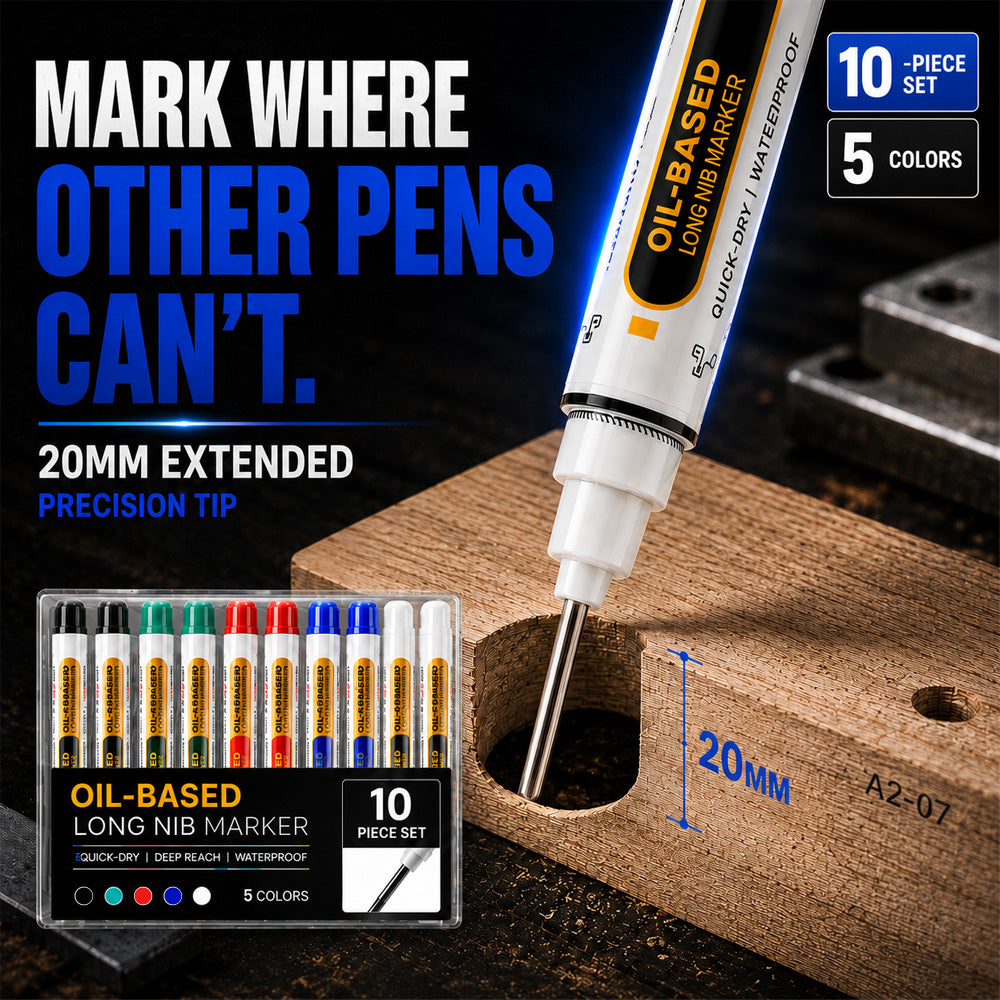 ⏳🔥LIMITED-TIME 50% OFF! ⏰Precision Tip Quick-Dry Oil-Based Marker Pen upsell