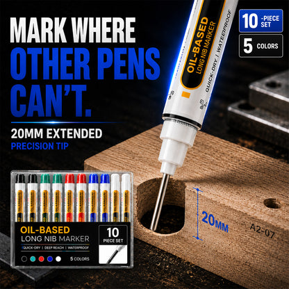 ⏳🔥LIMITED-TIME 50% OFF! ⏰Precision Tip Quick-Dry Oil-Based Marker Pen upsell