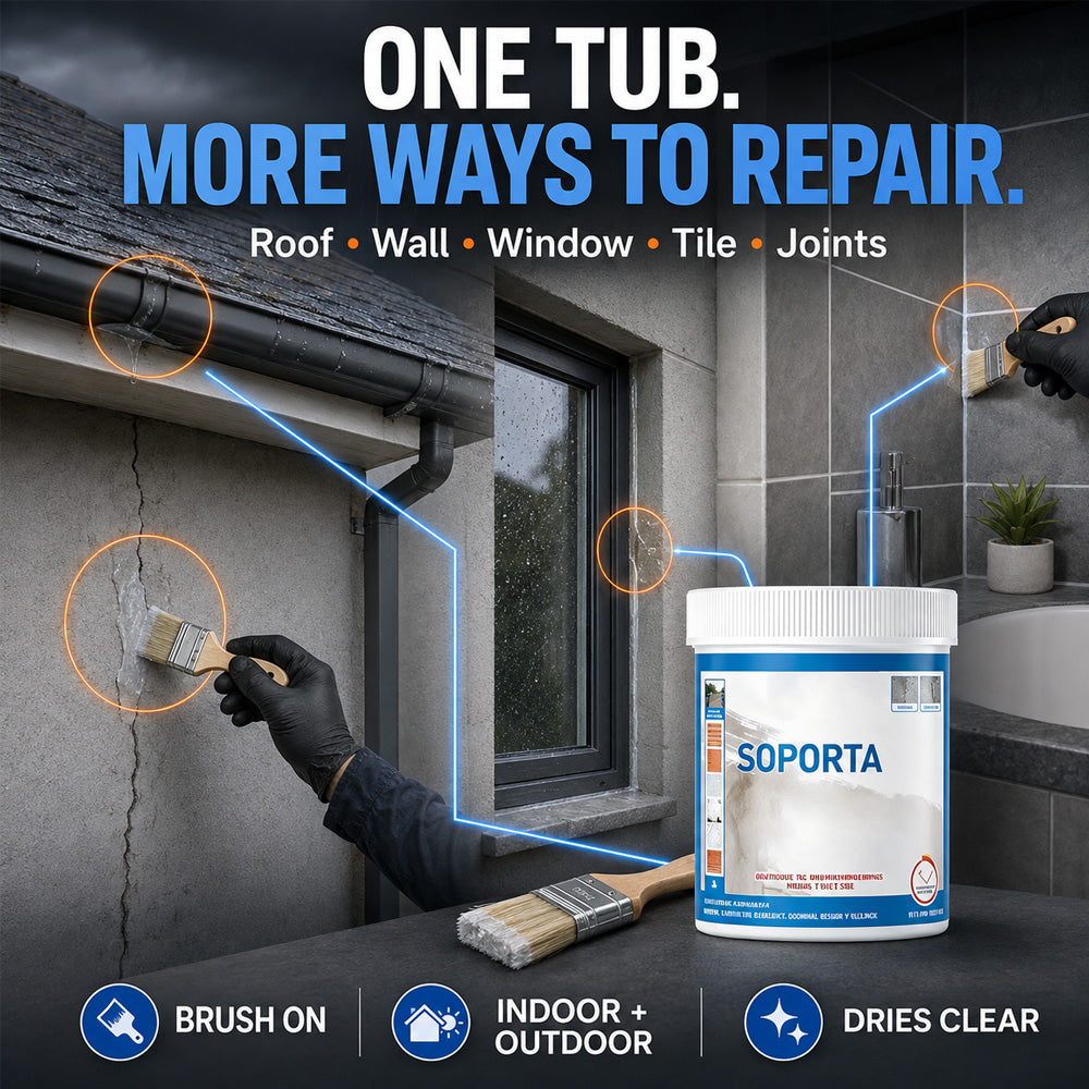 💧50% OFF | Clear Multi‑Surface Waterproof Repair Sealant – Invisible Leak‑Sealing Coating, Brush‑On For Roofs, Tiles & Outdoor Walls!