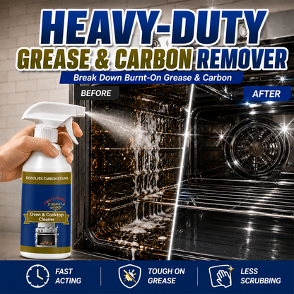 🥳2026 HOT SALE🥳🧼Heavy Duty Oven & Cooktop Cleaner Spray upsell
