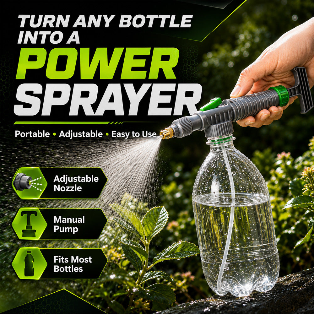 🔥Special Promotion⚡Manual Drink Bottle Sprayer with Adjustable Nozzle