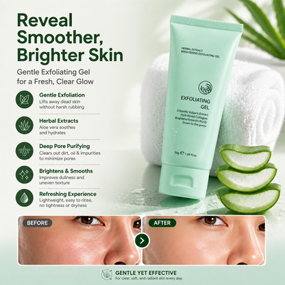 🥳2026 HOT SALE🥳💞50K+ SOLD!💥👵🌸 40% OFF!Herbal Extract Brightening Exfoliating Gel