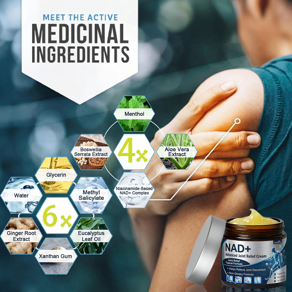 ✨Orthopedic Surgeon Endorsed | Anti-Aging Cellular Repair: Celsiora® NAD Advanced Joint Relief Cream (Treatment for Osteoarthritis, Rheumatoid Arthritis,Sports Injuries,  Compressed Nerves, and Chronic Muscle Strain)