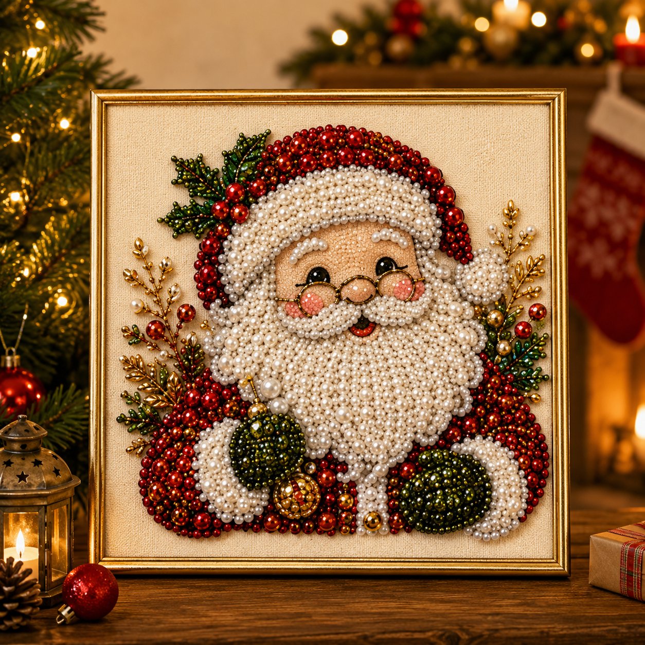 upsell 🎨💎Zero-Skill Needed | 3D DIY Christmas Pearl Art Kit