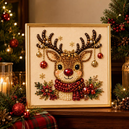 upsell 🎨💎Zero-Skill Needed | 3D DIY Christmas Pearl Art Kit