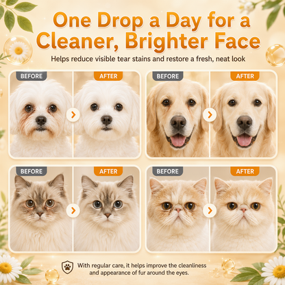 Gentle Pet Eye Stain Remover Essence Nourishing Drops