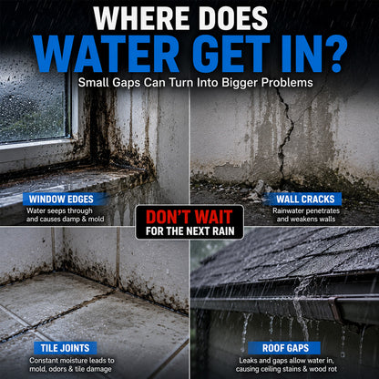 💧50% OFF | Clear Multi‑Surface Waterproof Repair Sealant – Invisible Leak‑Sealing Coating, Brush‑On For Roofs, Tiles & Outdoor Walls!