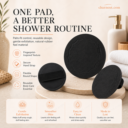 🚿 Exfoliating Scrub Bath Pads🧖‍♀️ Gently exfoliate, unclog pores, reveal brighter skin. Durable rubber, easy to rinse. ✨🛀