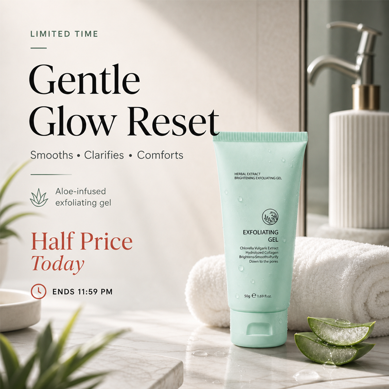🥳2026 HOT SALE🥳💞50K+ SOLD!💥👵🌸 40% OFF!Herbal Extract Brightening Exfoliating Gel