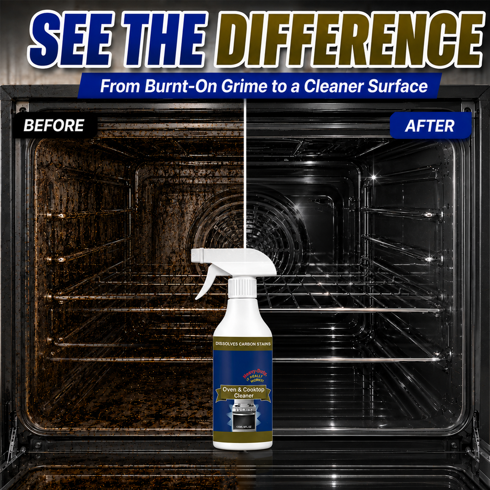 🥳2026 HOT SALE🥳🧼Heavy Duty Oven & Cooktop Cleaner Spray upsell