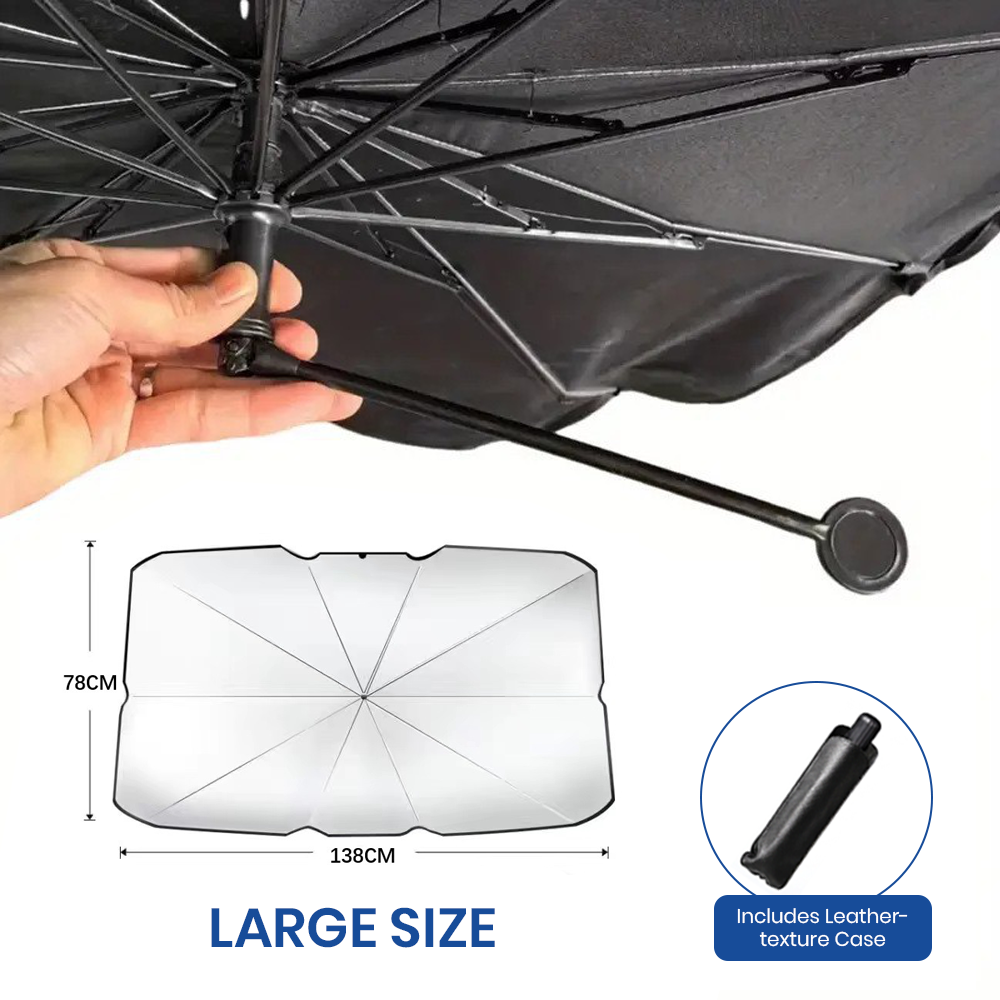 ⏰🔥LIMITED TIME 50% OFF!🔥50K+ SOLD! 2026 Upgraded Car Windshield Sun Shade Umbrella