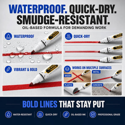 ⏳🔥LIMITED-TIME 50% OFF! ⏰Precision Tip Quick-Dry Oil-Based Marker Pen upsell
