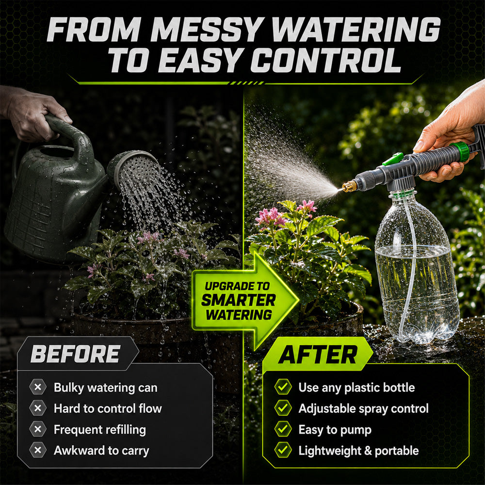 🔥Special Promotion⚡Manual Drink Bottle Sprayer with Adjustable Nozzle