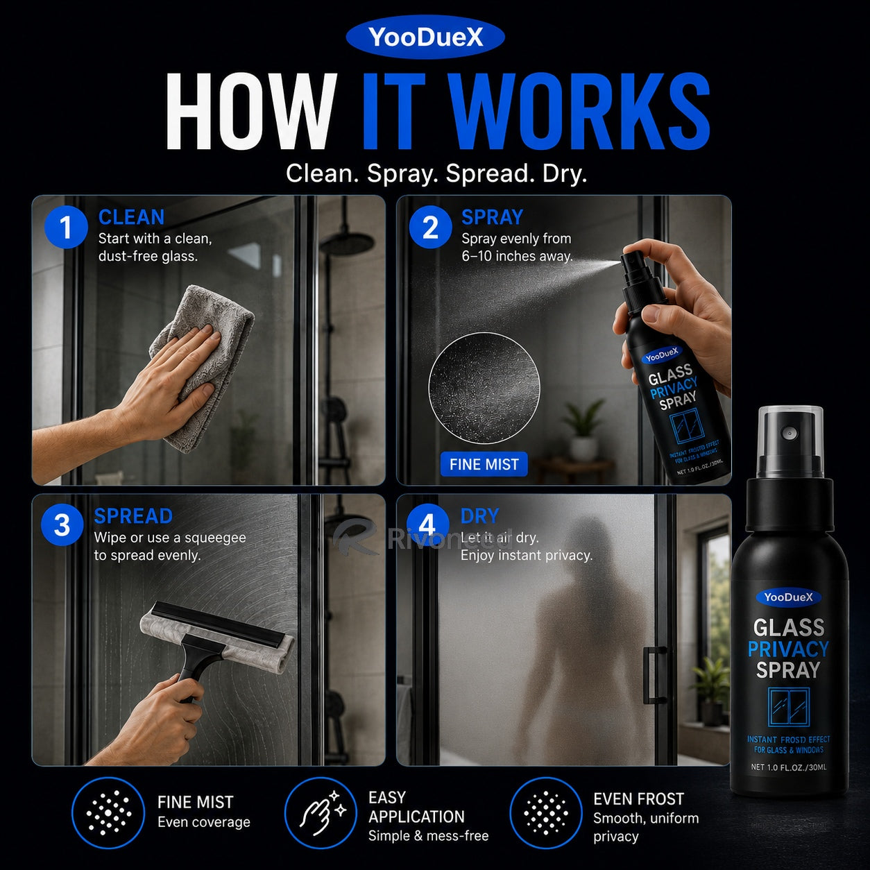 🪟 50% OFF Reflective Window Spray | One-Way Mirror Privacy Shield for Home & Car
