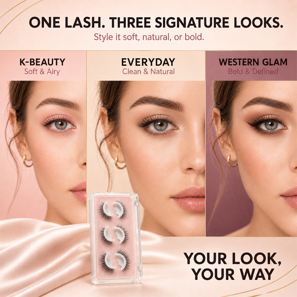 🥳2026 HOT SALE🥳💞50K+ SOLD!👁️✨ 50% OFF! Reusable Self‑Adhesive False Eyelashes – No glue needed, just press & go. Natural curl, reusable & easy to remove. A beauty game‑changer! 💕🌸