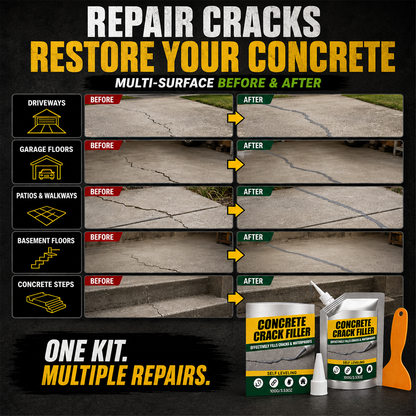 🏠 ✨LAST DAY 50% OFF ✨Waterproof Concrete Crack Repair for Indoor & Outdoor Use upsell