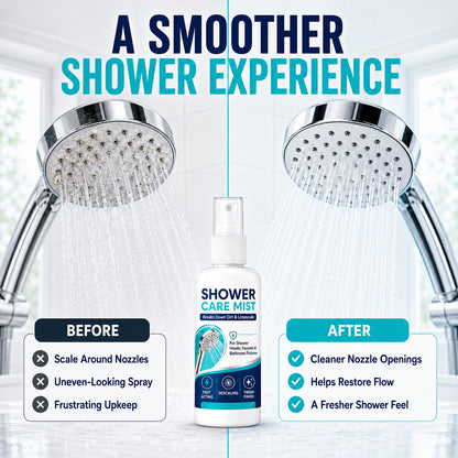 🔥 50% OFF! 🚿 Shower Limescale Remover Spray | Dissolves Water Stains, Mineral Buildup & Restores Shine ✨
