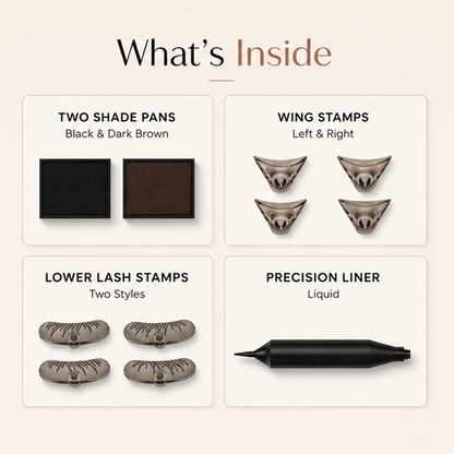 🔥2026 New Arrival🔥3-in-1 Eyeliner and Lower Lash Stamp Kit