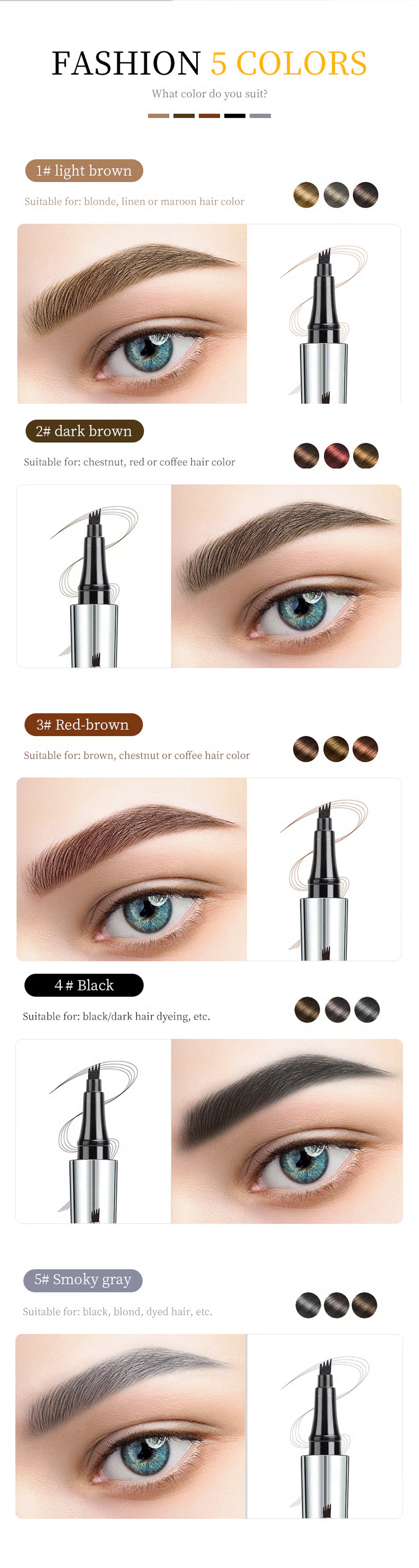 ⏰Buy 1 get 1 free🔥3D Waterproof Eyebrow Pencil