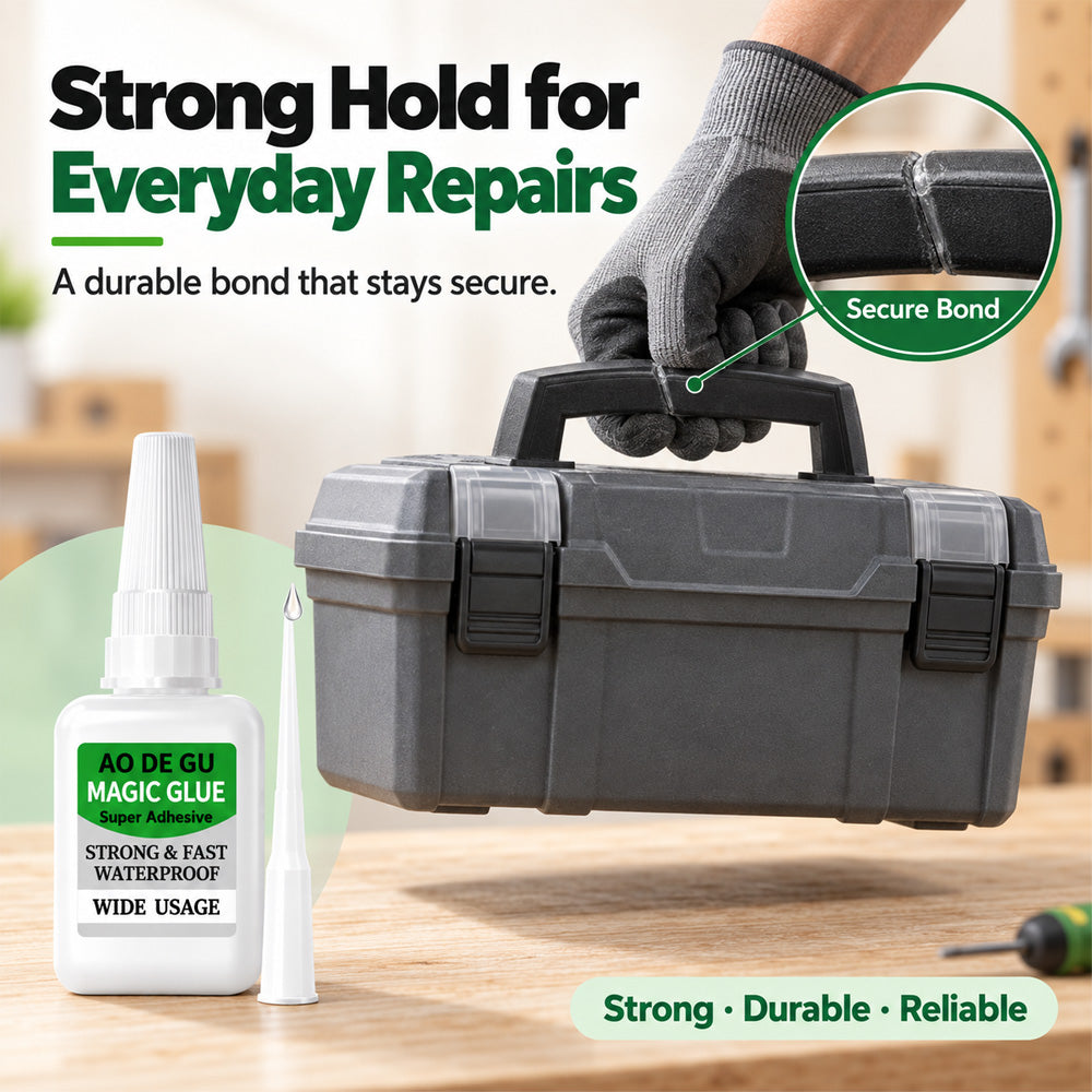 Fast-Setting Super Glue, Ideal for Projects and Repairs