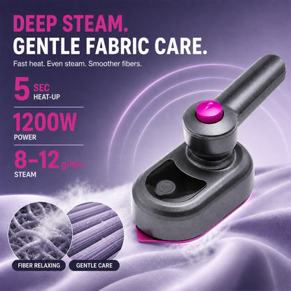 💨💞2026 HOT SALE 50% OFF! 🧺Garment Steamer for Clothes Portable Travel Clothing Steamer Iron