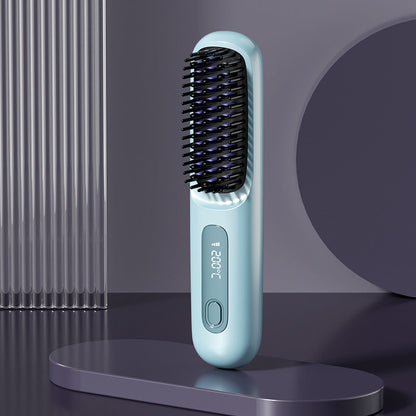 80%🎁Flash Sale(🚀50%OFF)🎁Cordless Ceramic Heated Hair Straightening Comb (Copy)