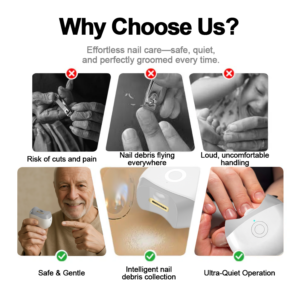 💥LAST DAY SALE 50% OFF💥 Universal automatic nail file for adults and children👶 -Remifa®