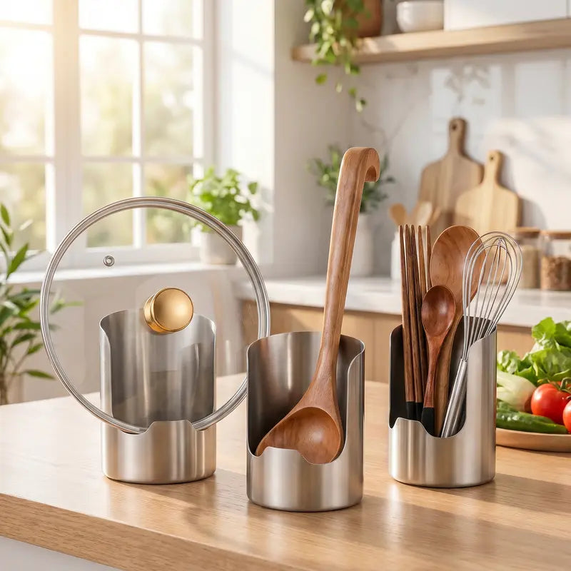 🔥50% OFF Today🍽️ Premium Stainless Steel Kitchen Counter Organizer upsell