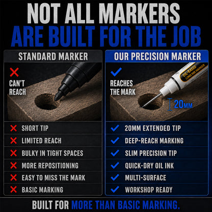 ⏳🔥LIMITED-TIME 50% OFF! ⏰Precision Tip Quick-Dry Oil-Based Marker Pen upsell