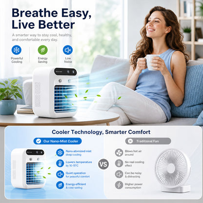 🌬️Portable 3-in-1 Quiet Fan Air Conditioner ✅ Factory Direct Sales⌛Limited Quantity💥Best Price