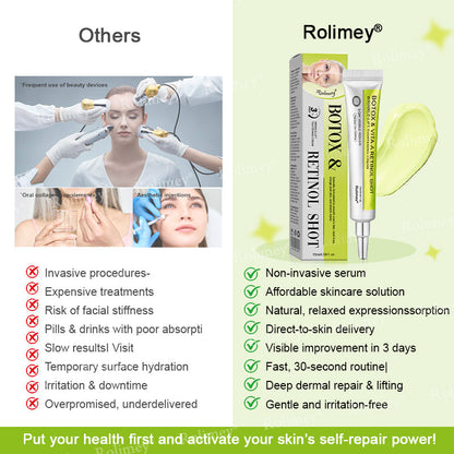 👏🌿Proudly Made in the UK💫Rolimey® Botox & Vita-A Retinol Shot Wrinkle-Lift Tightening cream - Last Day Promotion 70% OFF⏰⏰