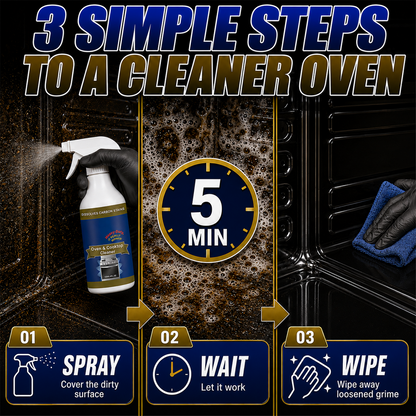 🥳2026 HOT SALE🥳🧼Heavy Duty Oven & Cooktop Cleaner Spray upsell