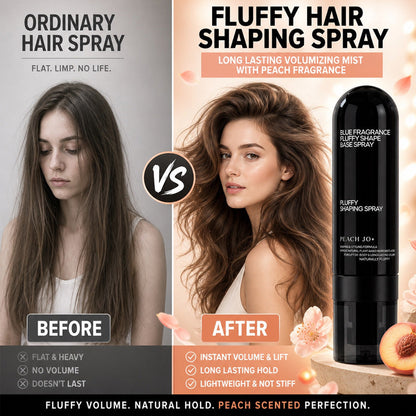90ml Fluffy Hair Shaping Spray Long Lasting Volumizing Mist with Peach Fragrance