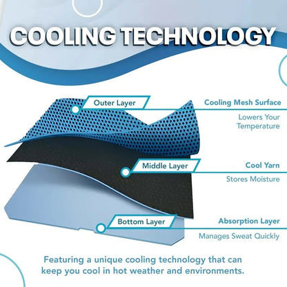 🎁Last Day Buy 1 Get 1 Free 🔥BQODQO® Cold Sweat Towel You Can Use Anywhere, Anytime! Reusable Soft Absorbent Cooling Portable