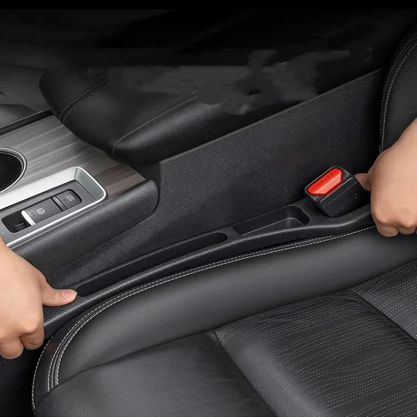 📢50% Rabatt 🚗Stop Losing Your Phone Between Car Seats💺🌟Universal Seat-Gap Filler • Double-Slot Organizer🌟