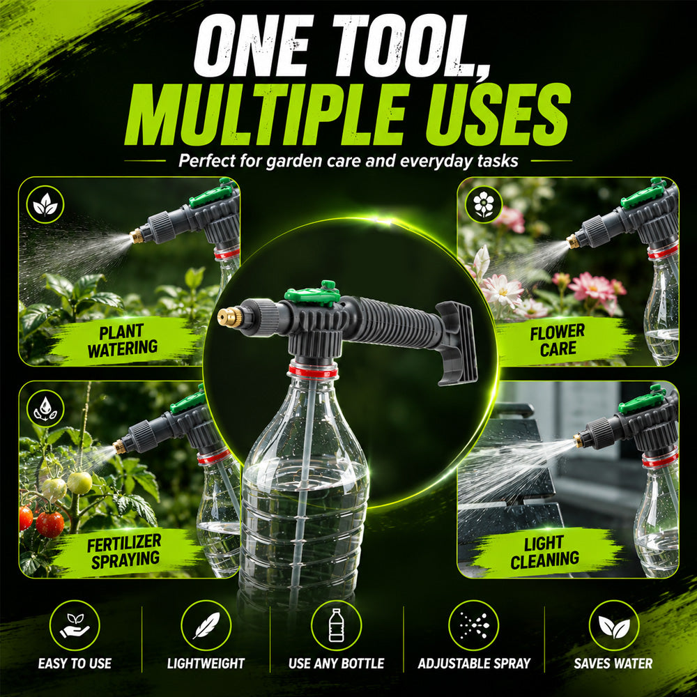 🔥Special Promotion⚡Manual Drink Bottle Sprayer with Adjustable Nozzle