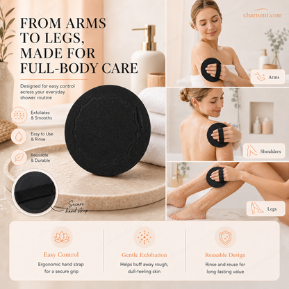 🚿 Exfoliating Scrub Bath Pads🧖‍♀️ Gently exfoliate, unclog pores, reveal brighter skin. Durable rubber, easy to rinse. ✨🛀