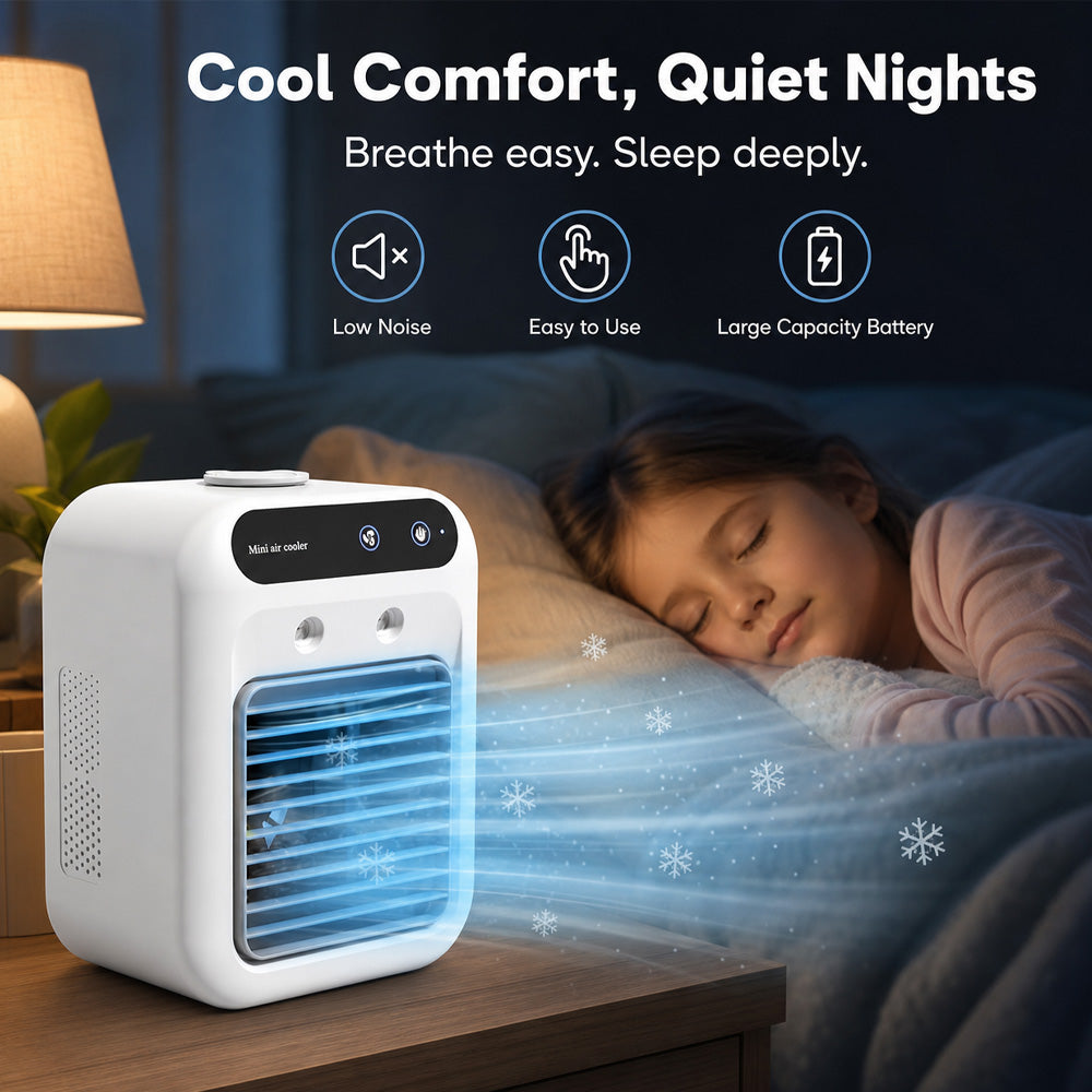 🌬️Portable 3-in-1 Quiet Fan Air Conditioner ✅ Factory Direct Sales⌛Limited Quantity💥Best Price