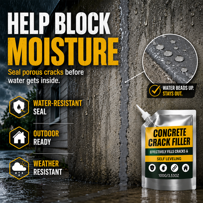 🏠 ✨LAST DAY 50% OFF ✨Waterproof Concrete Crack Repair for Indoor & Outdoor Use upsell